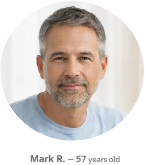 Male customer testimonial image used in Prostavive Colibrim review