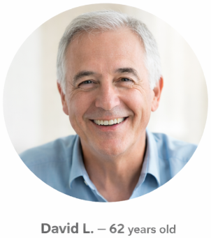 Male user testimonial portrait for prostate supplement review