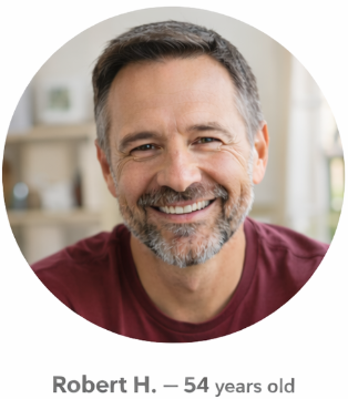 ifestyle male testimonial image used in supplement review